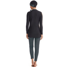 Load image into Gallery viewer, Scarf Collar Style Modest  Muslim Swimwear Burkini
